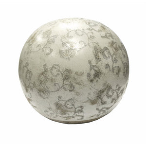 Impressive Decorative Orb, White