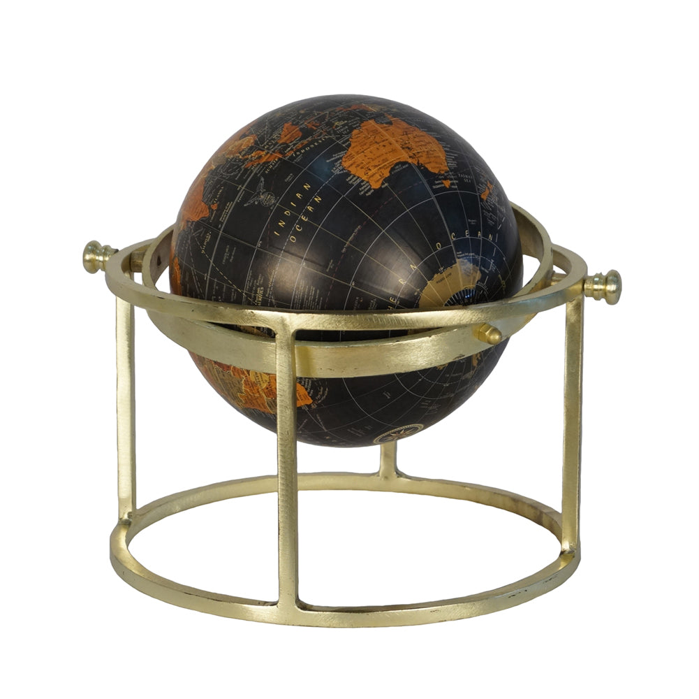 Globe On Ring Stand, Multicolor