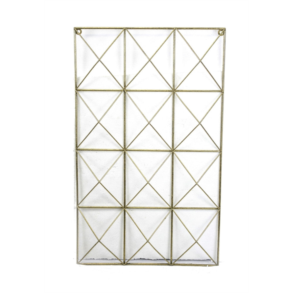 Fully Resplendent Metal Wall Sculpture, Gold