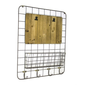 Downrightly Rational Metal Wall Organizer