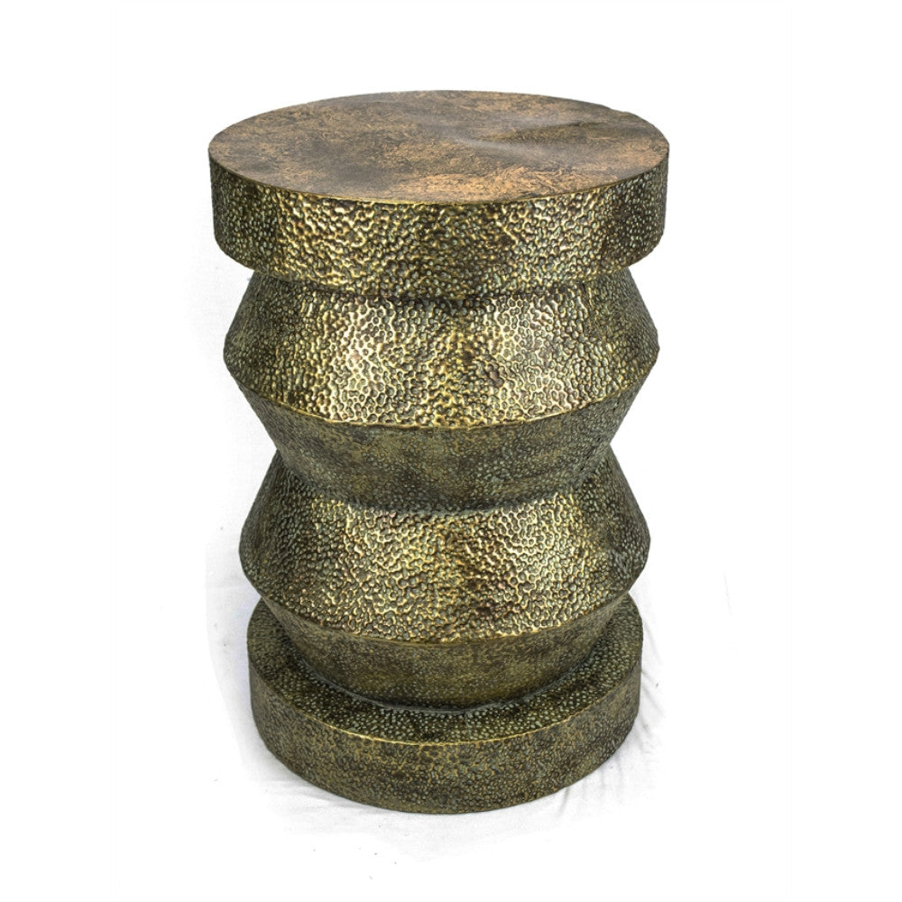 Artfully Classic Metal Accent Table, Gold