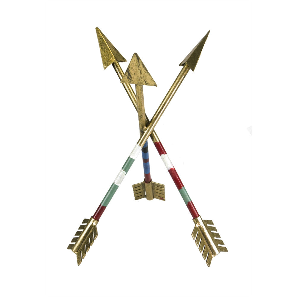 Distinctively Dimensional Arrow Tabletop Sculpture, Multicolor