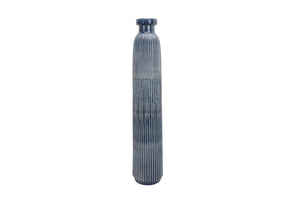 Magnificent Cylindrical Ceramic Vase, Gray