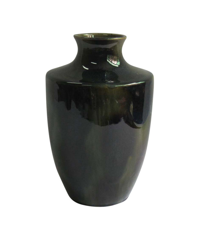 Ceramic Decorative Vase, Green