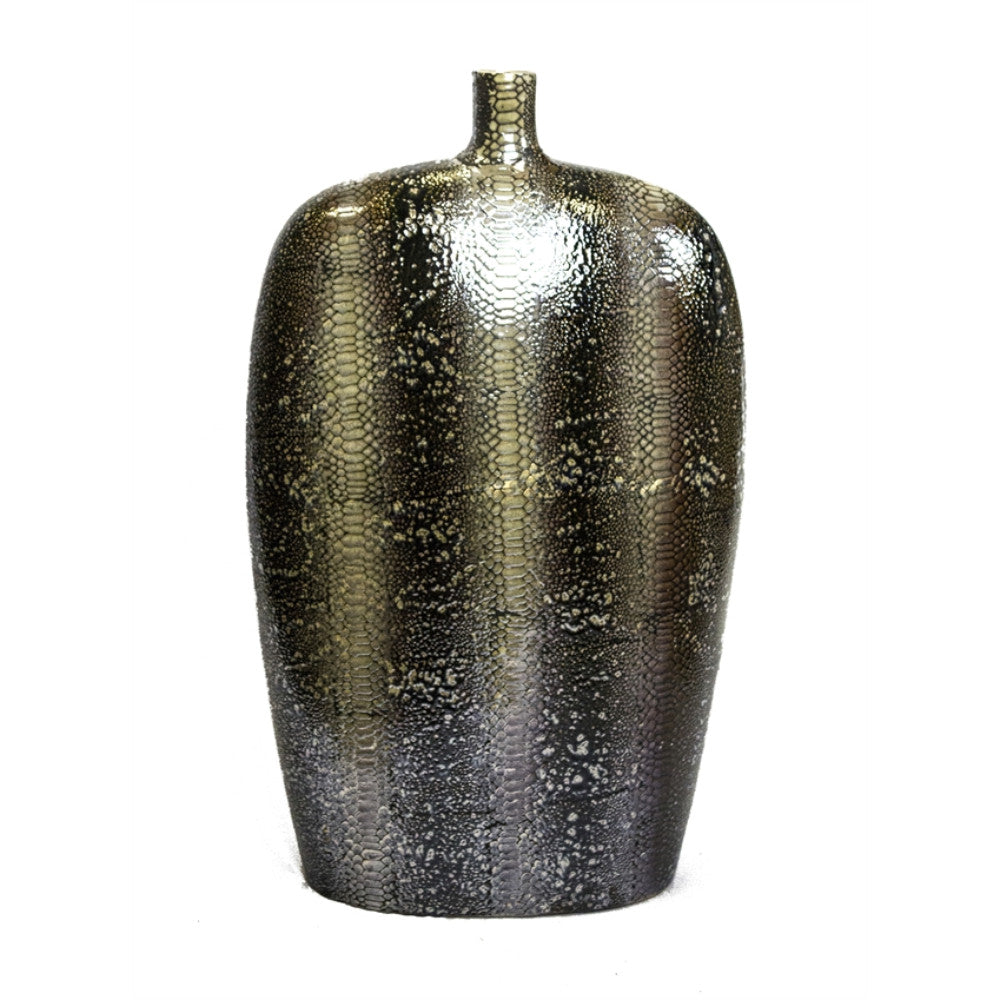 Stylish Wide Shape Ceramic Vase, Multicolor