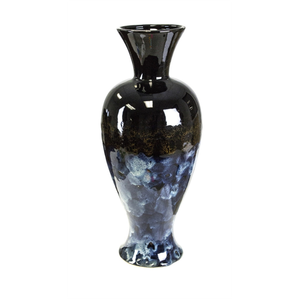 Vintage Styled Ceramic Vase, Blue