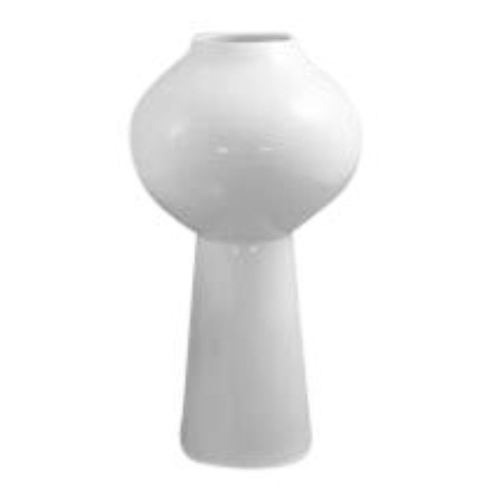 Modern Style Decorative Ceramic Vase ,  White