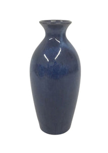 Eclectic Decorative Ceramic Vase, Blue