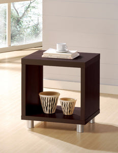 End Table, Espresso Brown