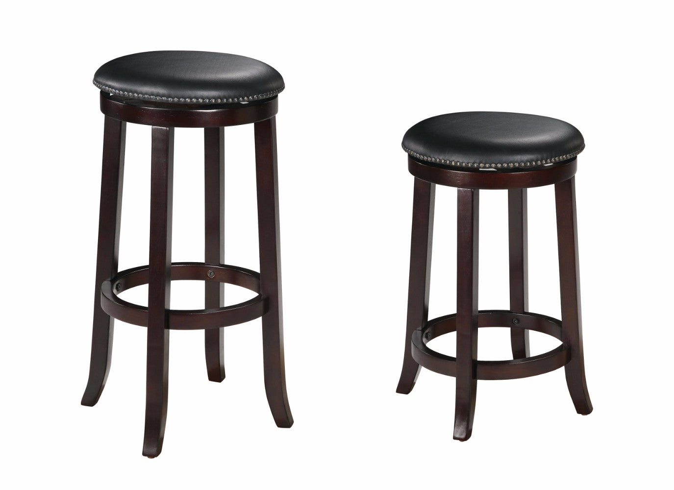 Counter Height Stool -  Set of 2 - Espresso