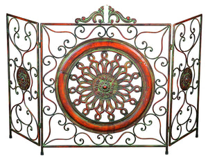 Metal Fire Screen A Stylish Fire Place Protection