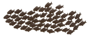 Metal Fish Wall Decor 53"W, 20"H Wall Decor