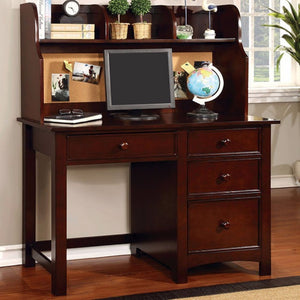 Wooden Hutch with spacious storages, Cherry Brown