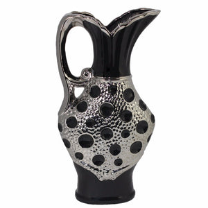 Charming Ceramic Black Vase,Black