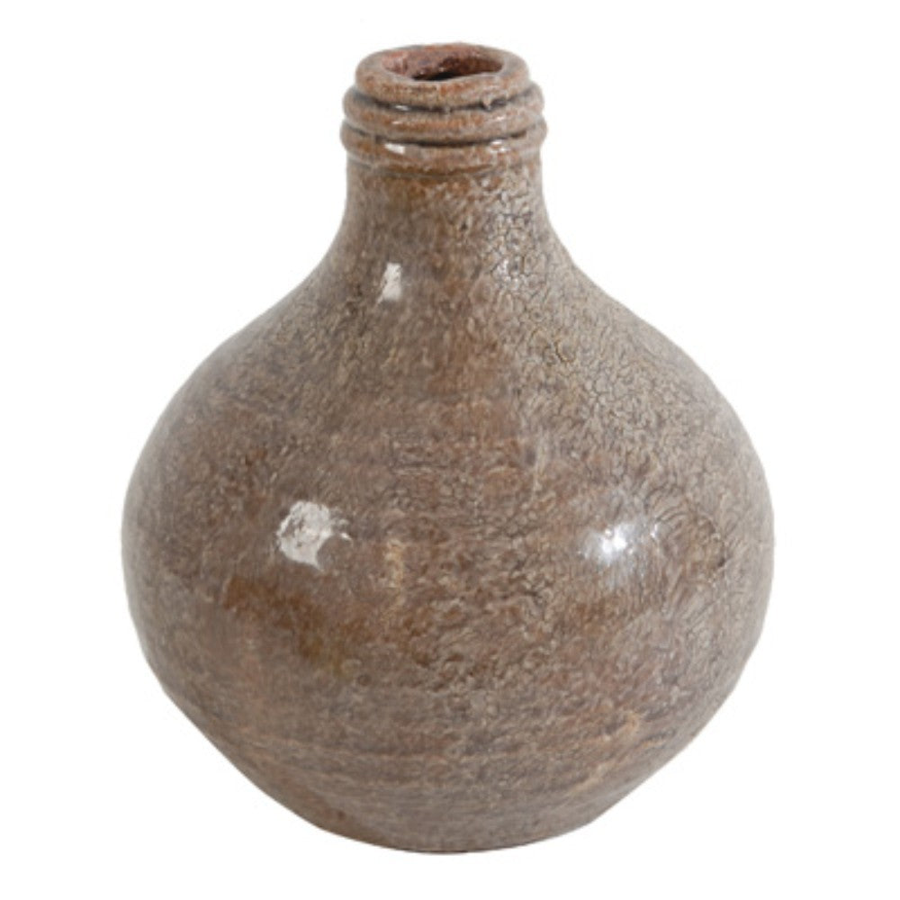 Classic Ceramic Vase, Brown