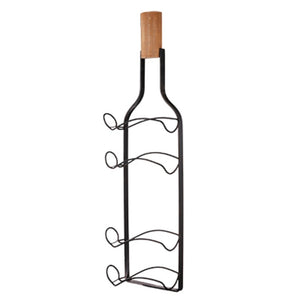 Metal Wine Rack, Black