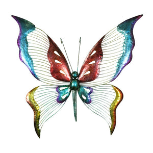 Metal Butterfly Wall Decor, Multicolor