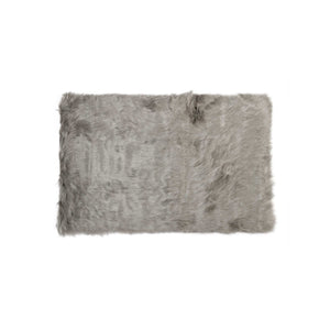 60" x 96" Gray, Sheepskin - Rug/Throw