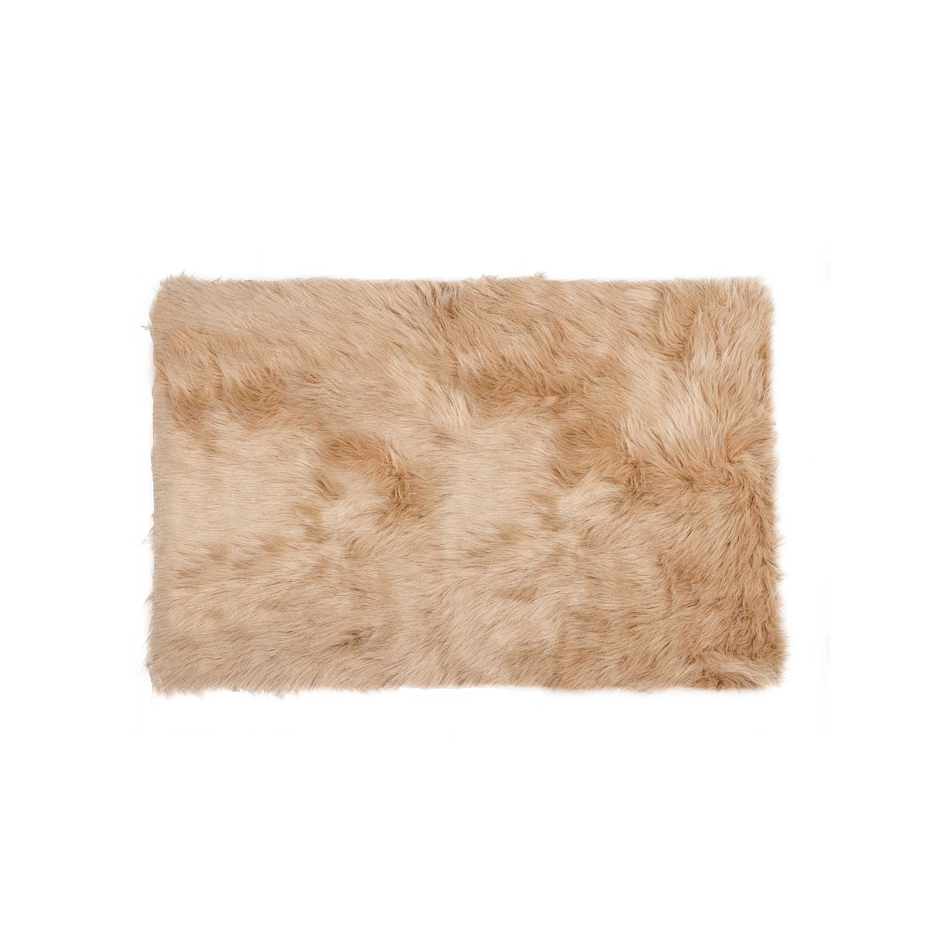 60" x 96" Off White, Sheepskin - Rug/Throw