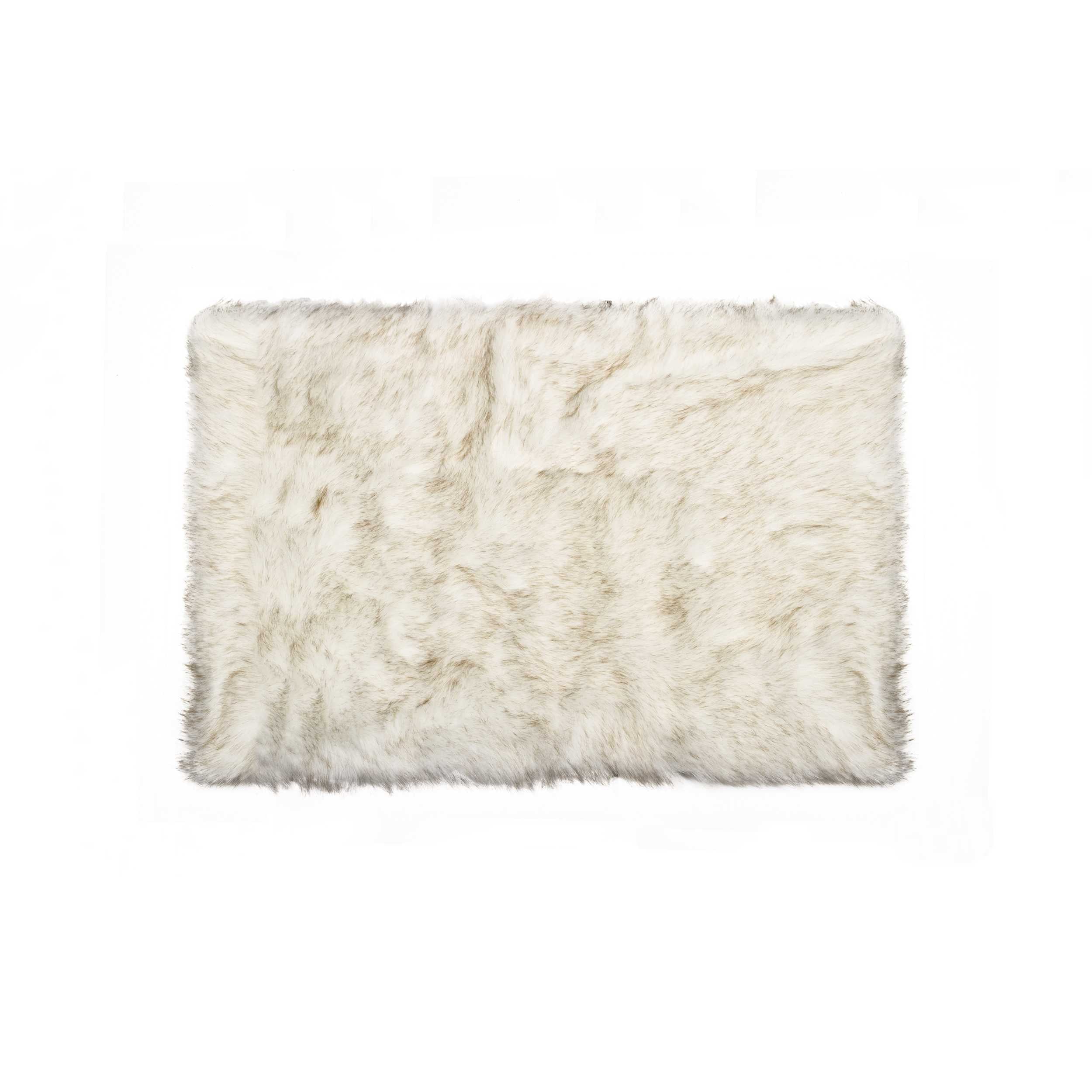 60" x 96" Tan, Sheepskin - Rug/Throw