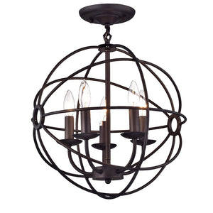 Shindanlang Bronze-finish Metal 16-inch Chandelier