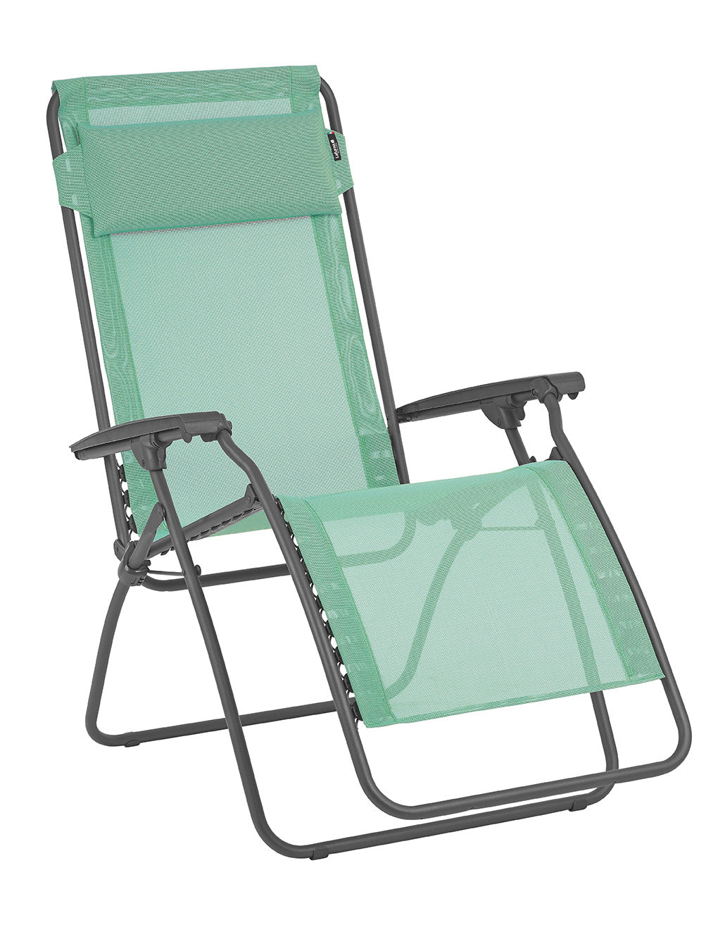 Zero Gravity Recliner - Basalt Steel Frame - Menthol Fabric