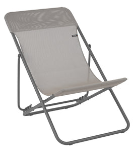 Folding Sling Chair - Set of 2 - Basalt Steel Frame - Terre Fabric