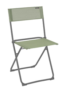 Folding Chair - Set of 2 - Basalt Steel Frame - Moss Fabric