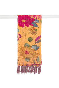 18" x 72" Multicolor, Kantha - Scarf