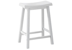 27.5" x 35" x 48" White, Solid Wood, Mdf - Barstool