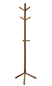 16.25" x 16.25" x 69" Oak, Solid Wood - Coat Rack