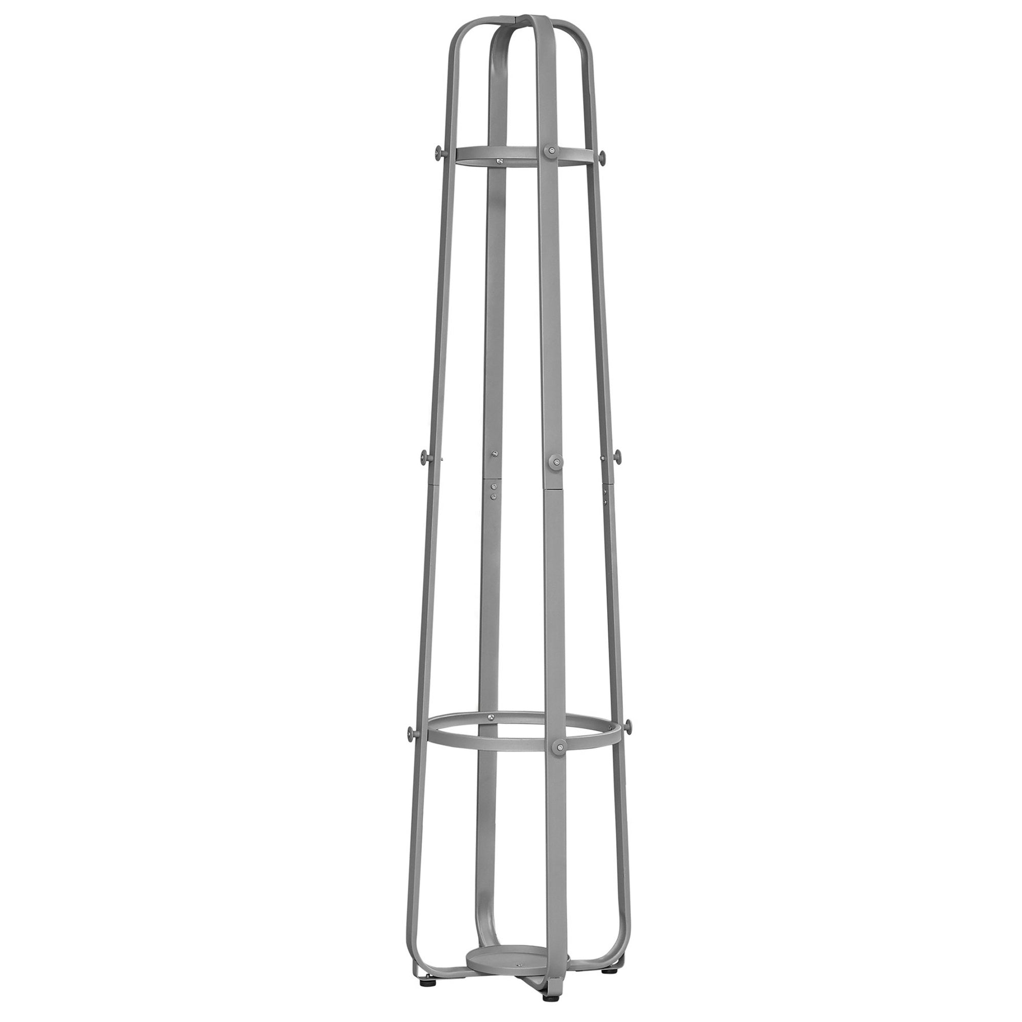 17.5" x 17.5" x 72" Silver, Metal, Umbrella Holder - Coat Rack