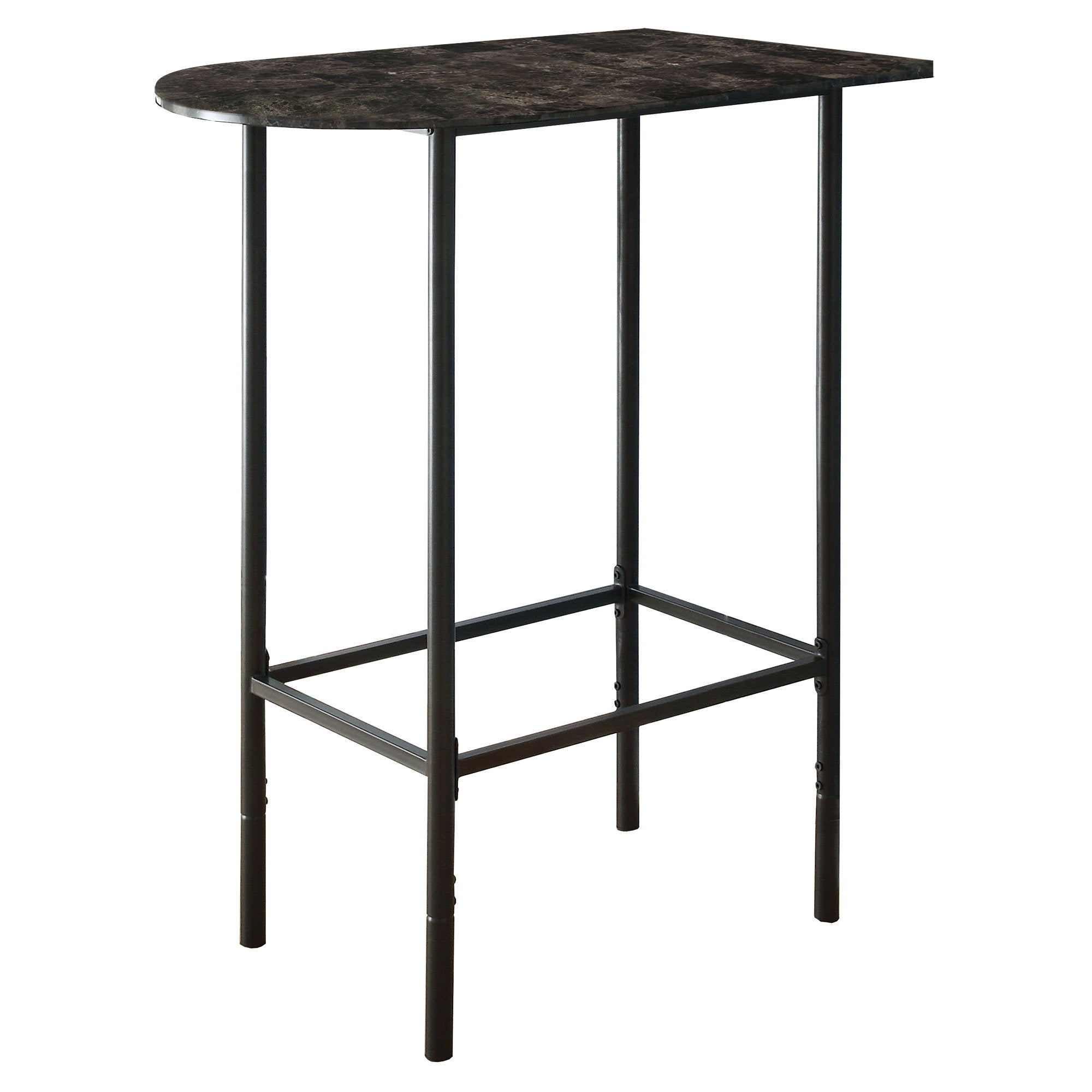 23.75" x 35.5" x 41" Grey, Mdf, Metal - Accent Table