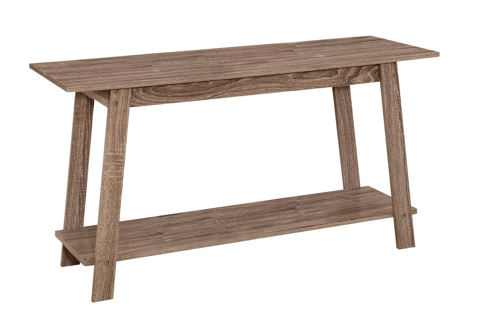 15.75" x 42" x 22.5" Dark Taupe, Particle Board, Laminate - TV Stand