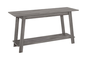 15.75" x 42" x 22.5" Grey, Particle Board, Laminate - TV Stand