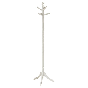 20" x 20" x 71.75" White, Solid Wood - Coat Rack