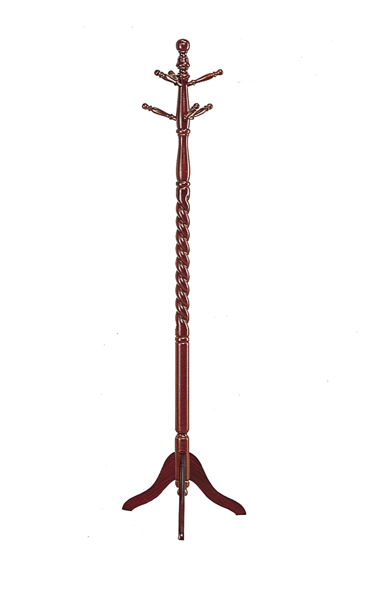 20" x 20" x 71.75" Cherry, Solid Wood - Coat Rack