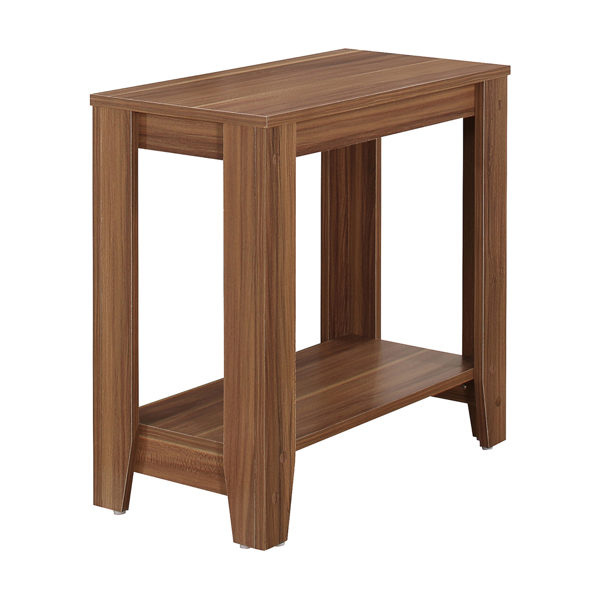 11.75" x 23.75" x 22" Walnut, Particle Board, Laminate - Accent Table