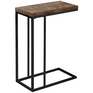 18.25" x 10.25" x 25.25" Brown/Black, Particle Board, Metal - Accent Table