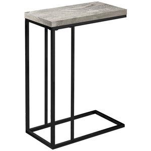 18.25" x 10.25" x 25.25" Grey/Black, Particle Board, Metal - Accent Table