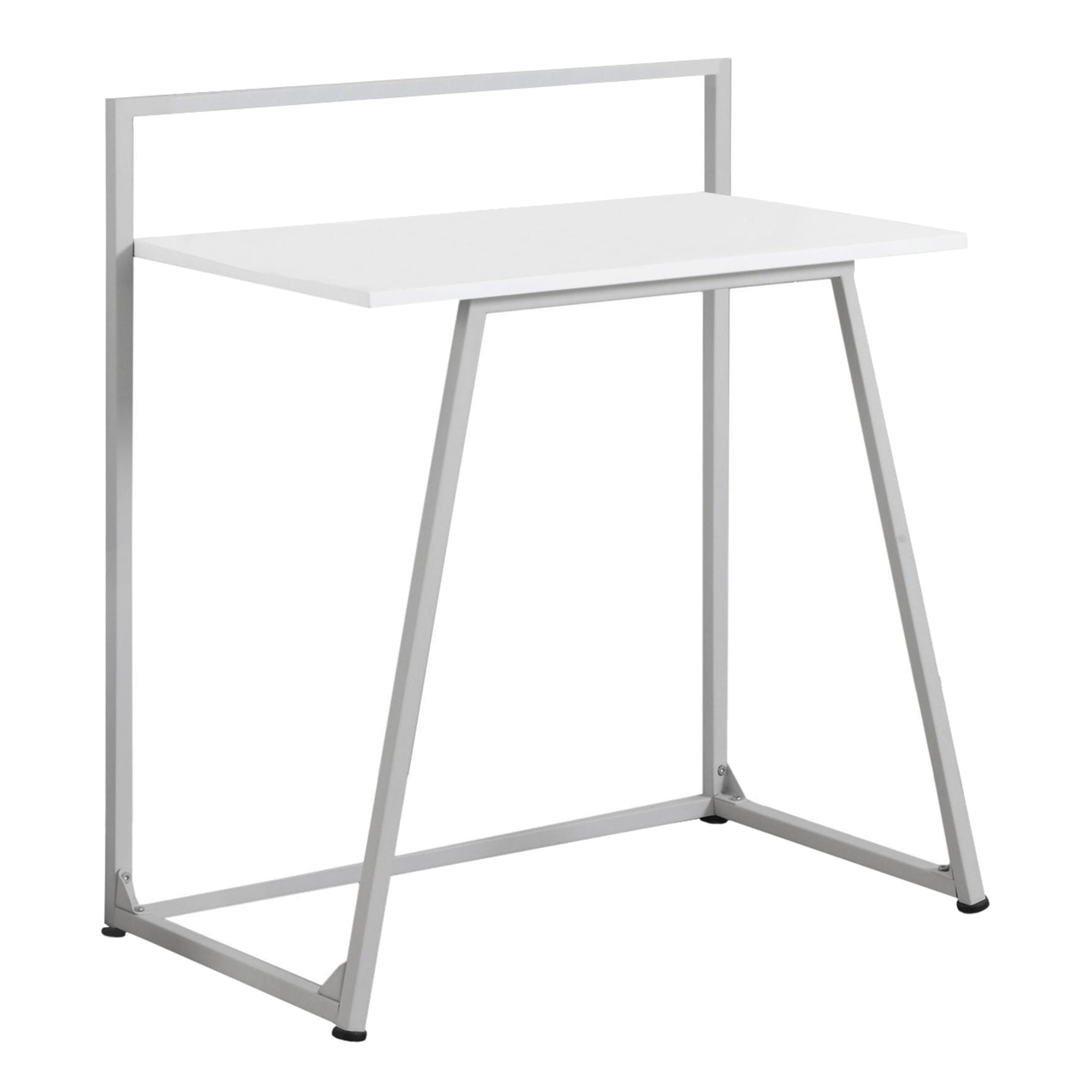 17.75" x 29.5" x 34" White, Mdf, Metal - Computer Desk