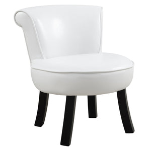 20.5" x 19" x 21.5" White, Foam, Solid Wood, Leather-Look - Juvenile Chair