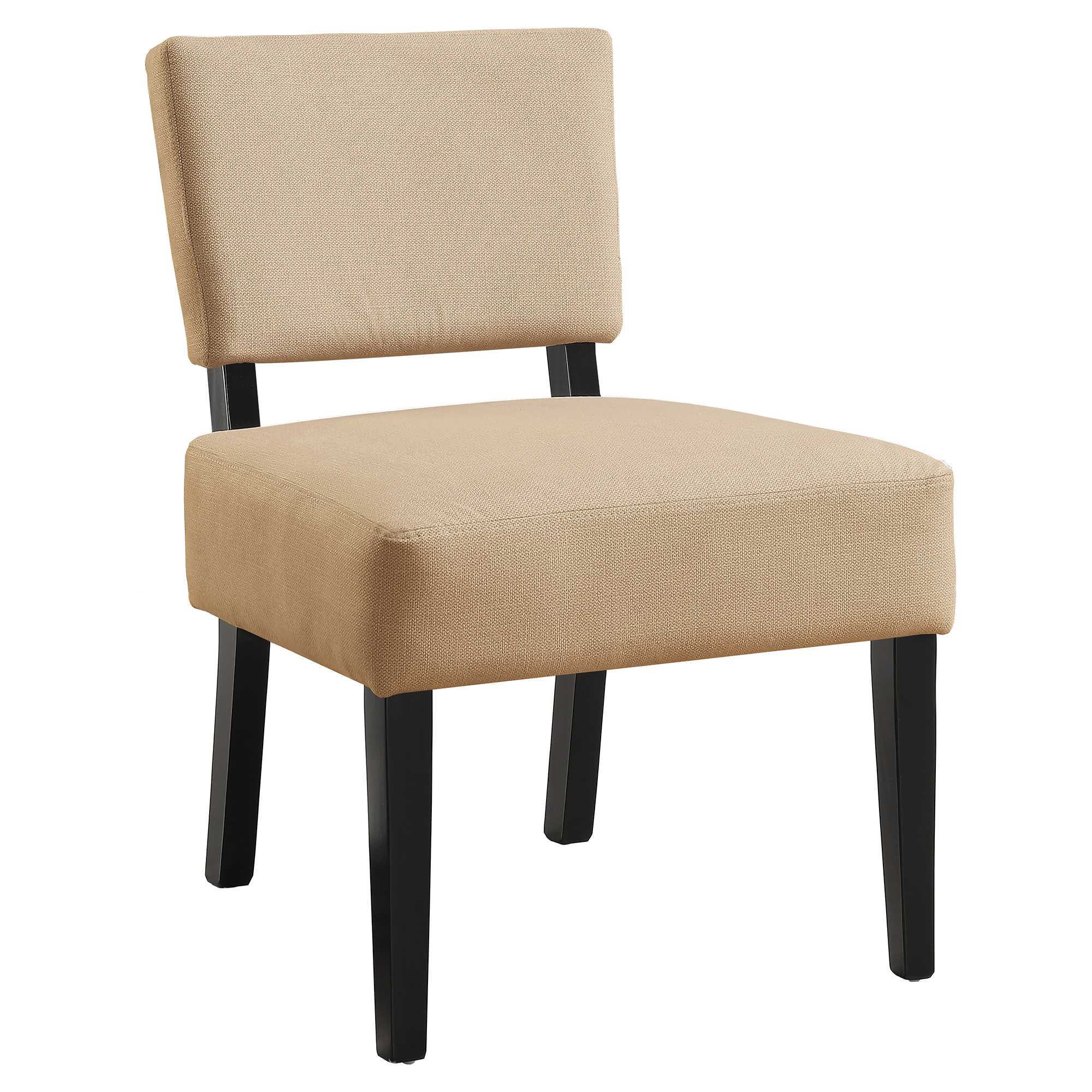 27.5" x 22.75" x 31.5" Beige, Foam, Solid Wood, Polyester - Accent Chair