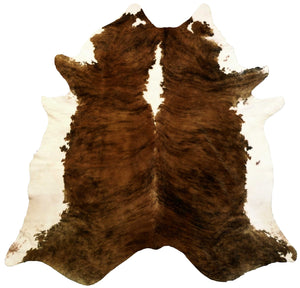 5.5' Classic Brindled Cowhide Rug