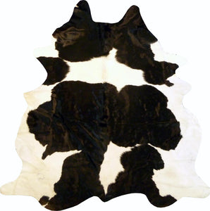 5.5' Holstein Brindled Cowhide Rug