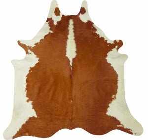 5.5' Hereford Brindled Cowhide Rug