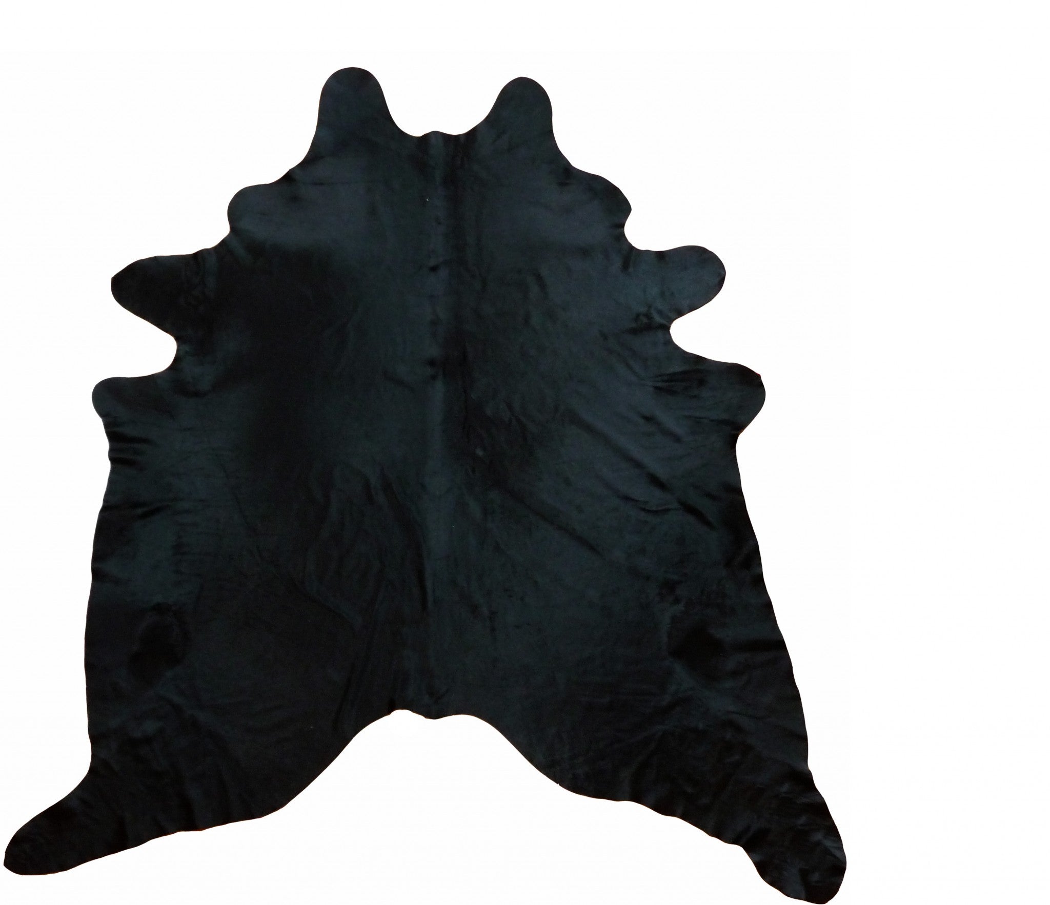 5.5' Natural Black Brindled Cowhide Rug