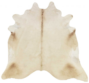 5.5' Champagne Brindled Cowhide Rug