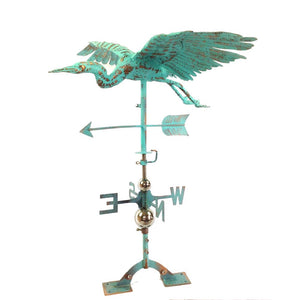 Rustic Copper Steel bird weathervane