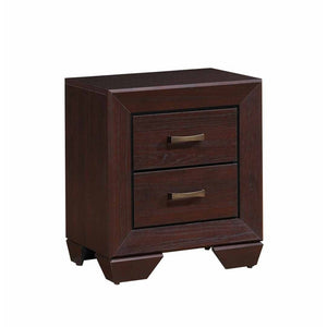 Side Nightstand, Dark Cocoa Brown